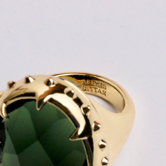 Alexis Bittar Georgian Stone Cocktail Ring - Picture 6 of 7